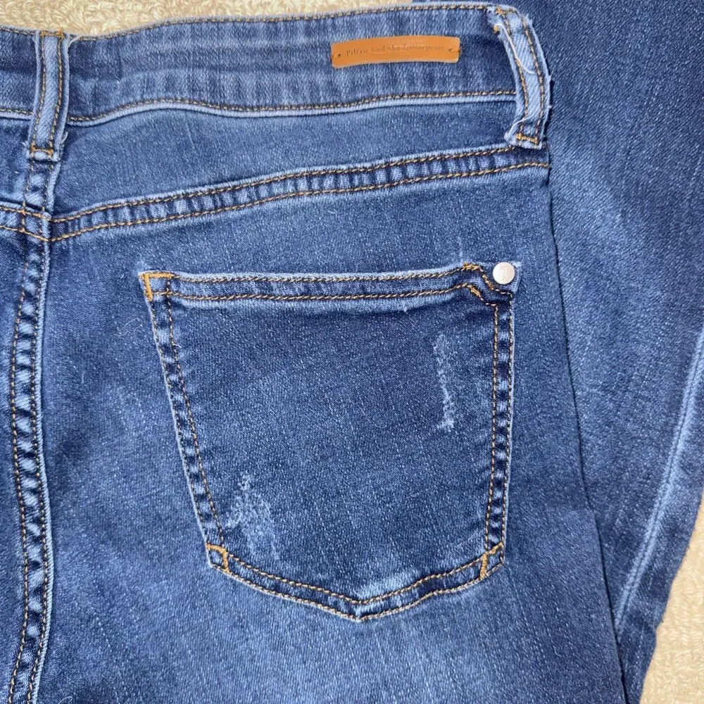 Anthropologie Pilcro & the Letterpress Stet Skinny Jeans Size 28 Medium Wash